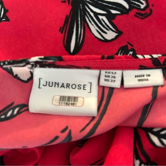 Junarose Floral Wrap Dress Size 22 - Picture 9 of 10